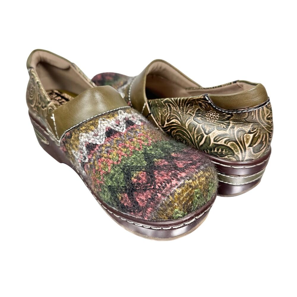 L’Artiste Spring Step | Women | Zagabank Art Knit Leather Slip-On Shoes | US 6.5 - Picture 2 of 13